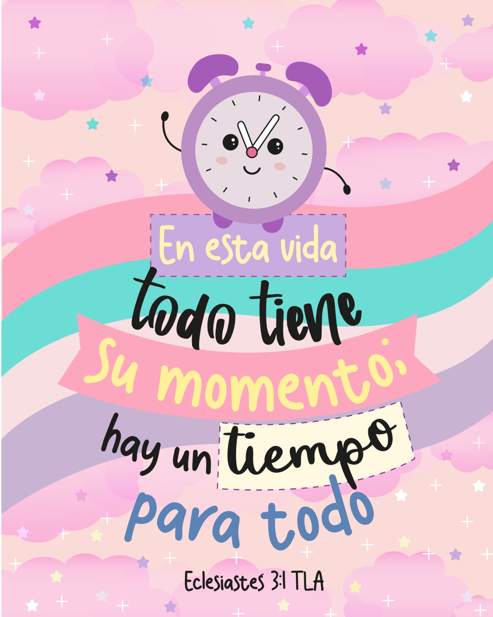 Diario Devocional para Niñas - Mariposas (Eclesiastés 3:1)