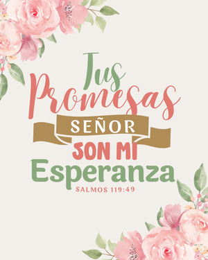 CUADERNO DE PROMESAS – "TU PALABRA ME DA ESPERANZA" (SALMOS 119:49)